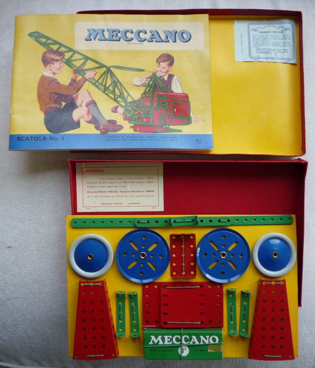 MECCANO Set 3a it 1960 – CONSTRUCTIONTOYS