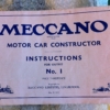 MECCANO  Car 1 YG en 1933